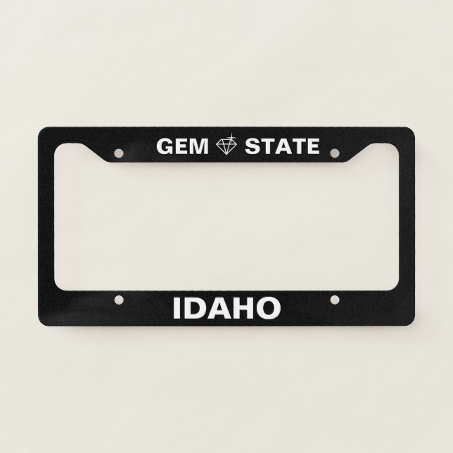 Idaho Gem State License Plate Frame (Front)