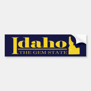 Idaho Gold Bumper Sticker