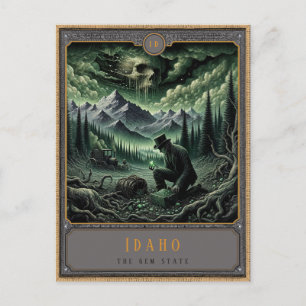 Idaho Gothic Art Postcard