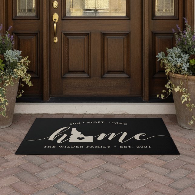Idaho Home State Personalized Doormat (Creator Uploaded)