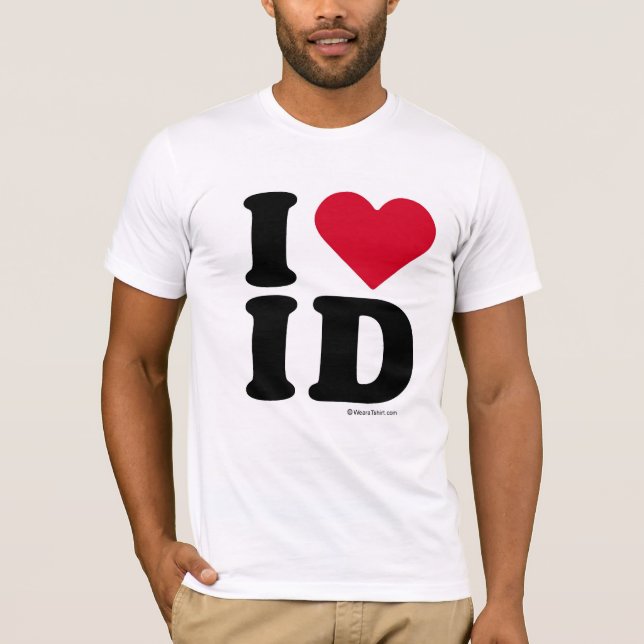 IDAHO - I LOVE ID - I LOVE IDAHO T-Shirt (Front)
