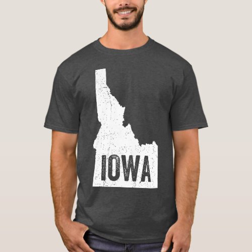 Idaho Iowa Funny Geography Mix up  T_Shirt