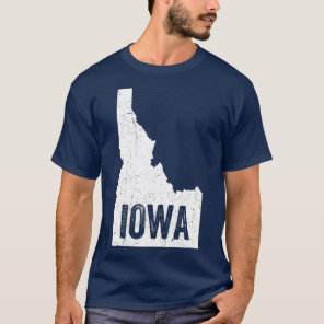 Idaho Iowa Funny Geography Mix up  T-Shirt