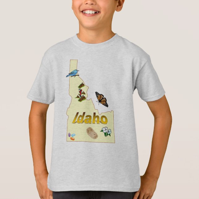 Idaho Kid's T- Shirt (Front)