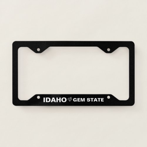 Idaho License Plate frame Gem State