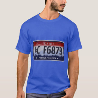 Idaho License Plate T-Shirt