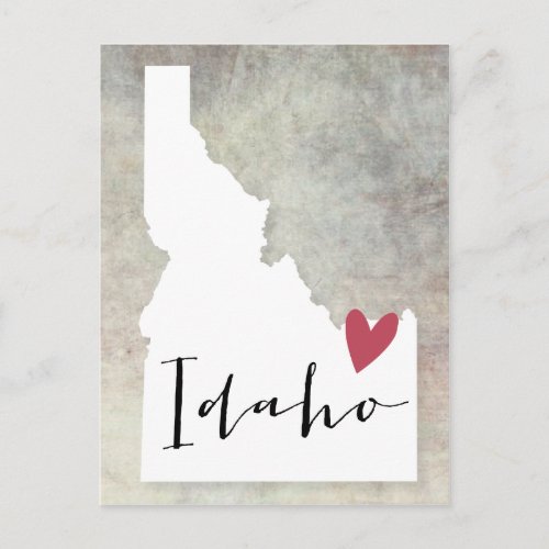 Idaho Love Postcard
