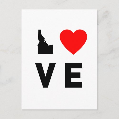 Idaho Love Postcard