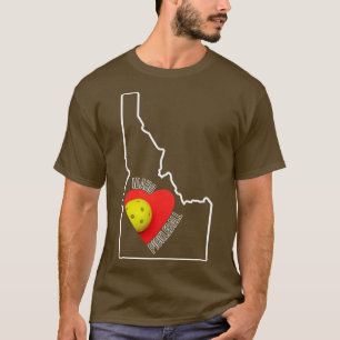Idaho Loves Pickleball TShirt