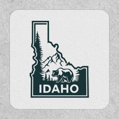 Idaho Map Bear Patch