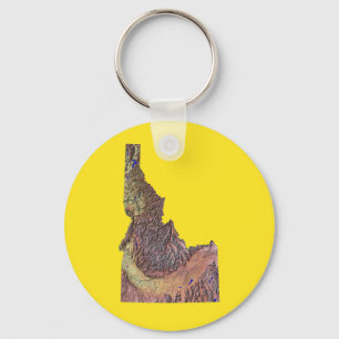Idaho Map Keychain