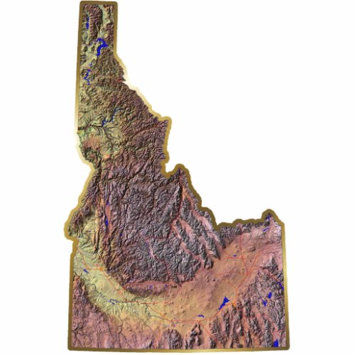 Idaho Map Magnet Cut Out