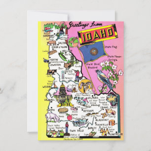 Idaho Map Moving Announcement