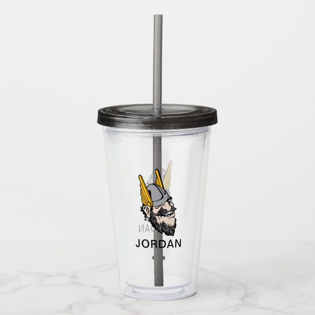 Idaho Mascot Acrylic Tumbler (Front)