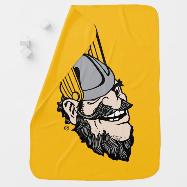 Idaho Mascot Baby Blanket (In Situ)