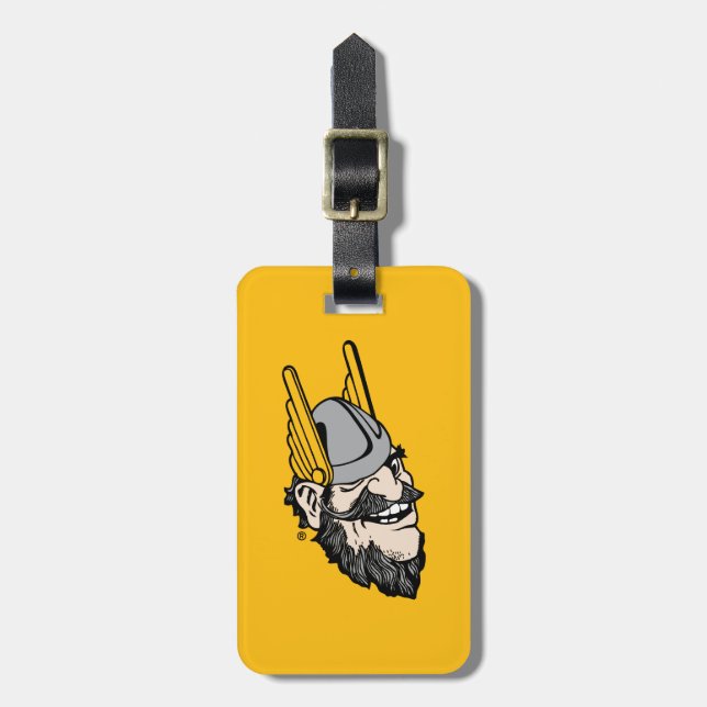 Idaho Mascot Luggage Tag (Front Vertical)