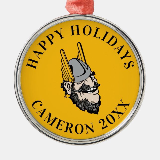 Idaho Mascot Metal Ornament (Front)