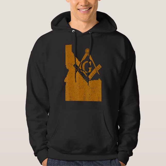 Idaho Masons Grand Lodge Af&am Freemason Father's  Hoodie (Front)