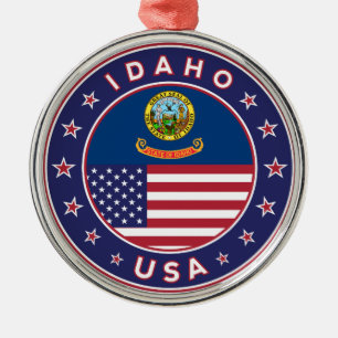 Idaho Metal Ornament
