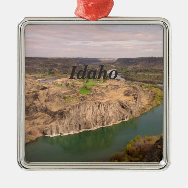 Idaho Metal Ornament (Front)