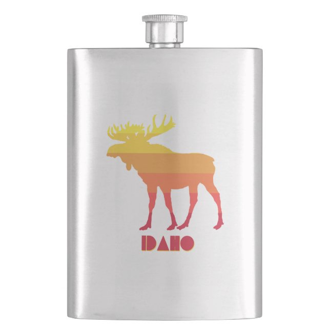 Idaho Moose Flask (Front)