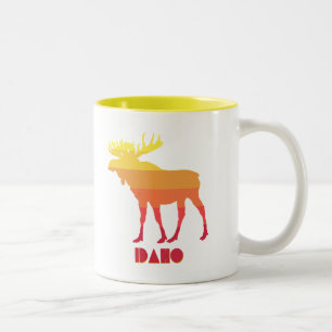 Idaho Moose Two-Tone Coffee Mug