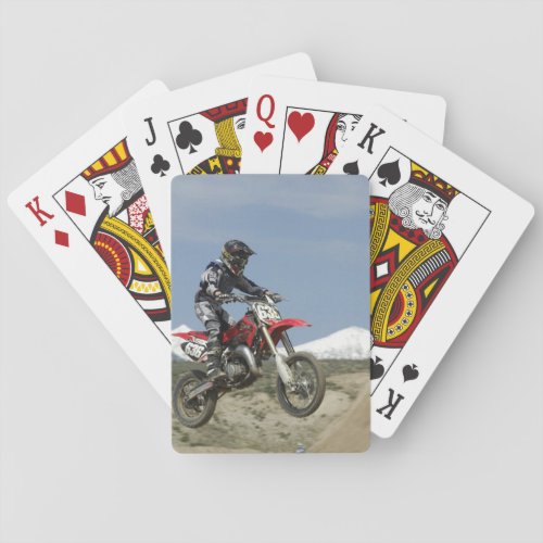 Idaho Motocross Racing Motorcycle Racing Playing Cards