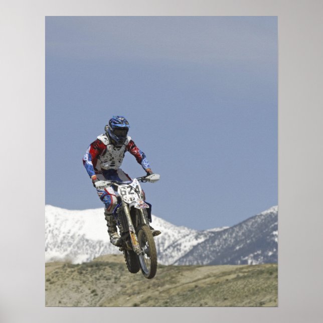 Idaho, Motocross Racing, Motorcycle Racing Poster (Front)