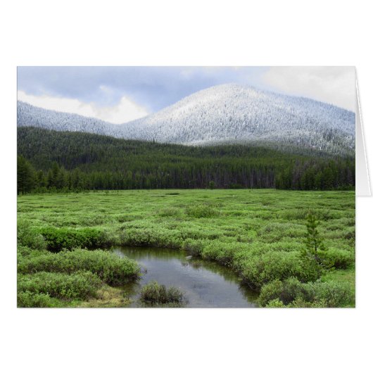 Idaho Mountain Snowfall Cards (Front Horizontal)