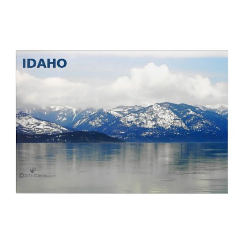 Idaho _ Mountains By The Lake Acrylic Print