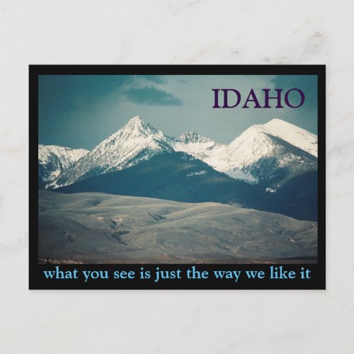 Idaho Mountains Postcard