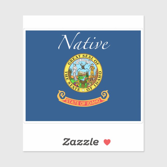 Idaho Native Flag Sticker (Sheet)