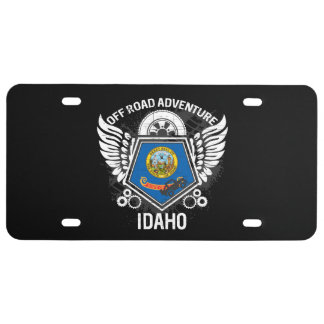 Idaho Off Road Adventure 4x4 Trails Mudding License Plate
