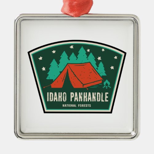 Idaho Panhandle National Forests Camping Metal Ornament