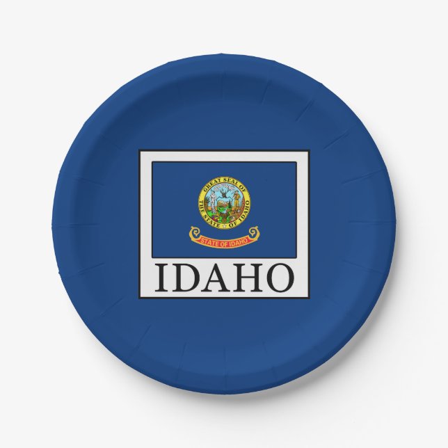 Idaho Paper Plates (Front)
