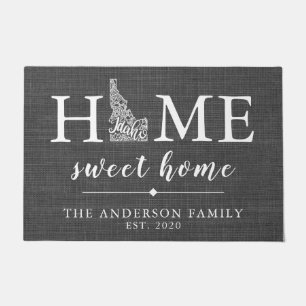 IDAHO Personalized State Doormat