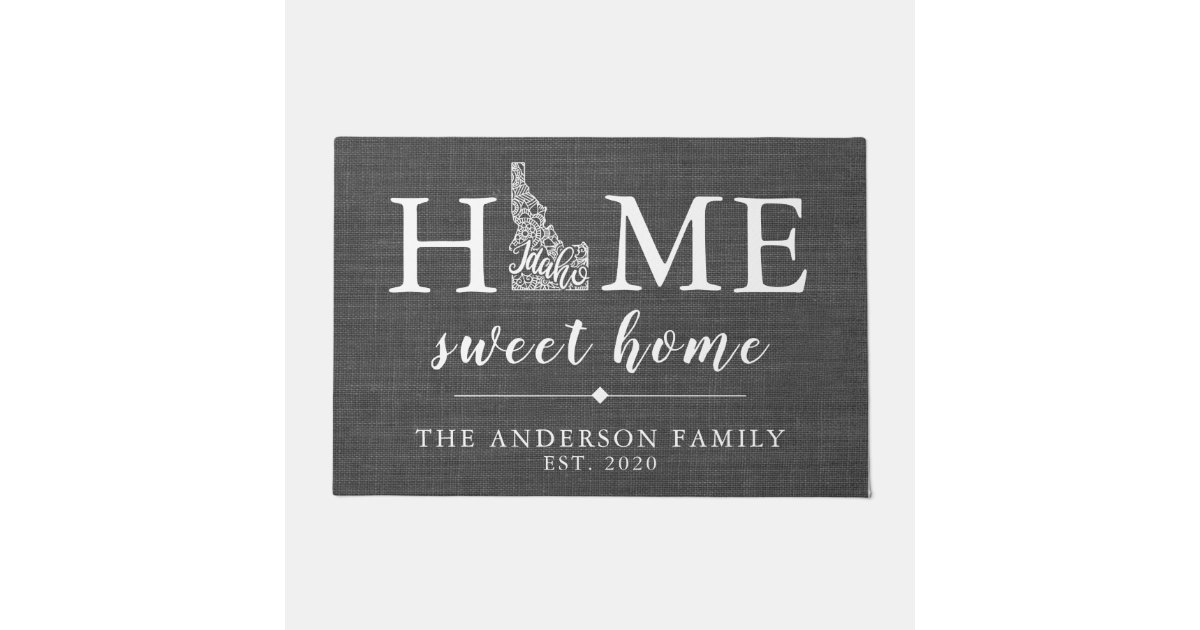 Personalized Door Mat – Idahome Customs