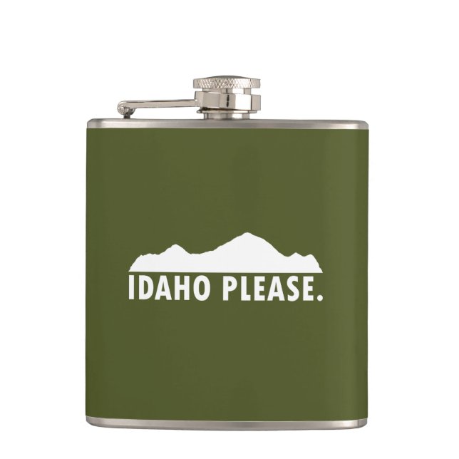 Idaho Please Flask (Front)