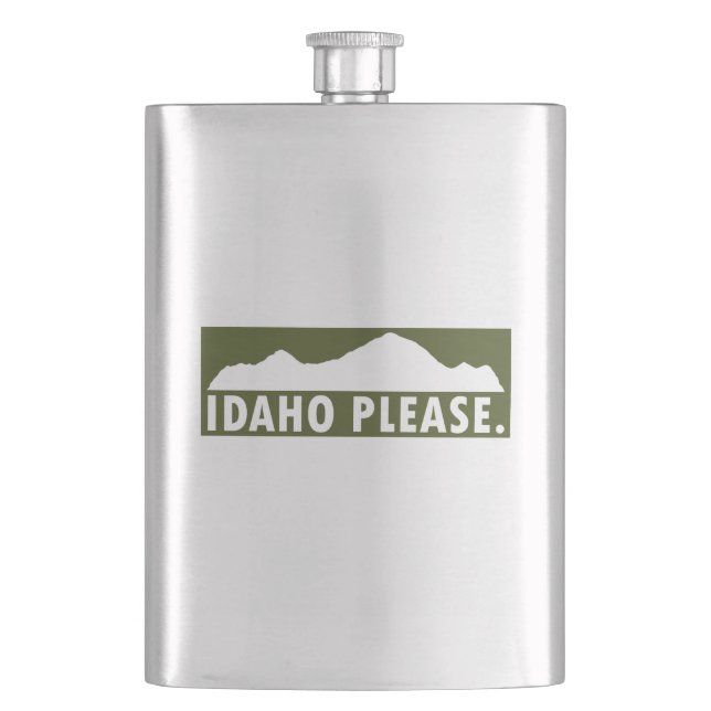Idaho Please Flask (Front)
