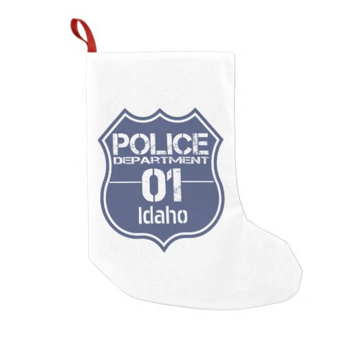 Idaho Police Department Shield 01 Small Christmas Stocking