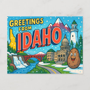 IDAHO Postcard
