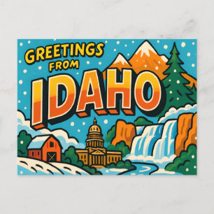 IDAHO Postcard