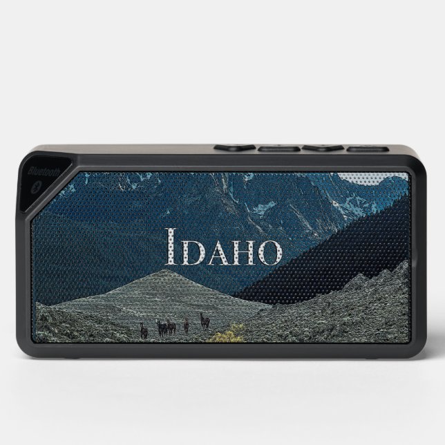 Idaho Poster Art Bluetooth Speaker (Front)