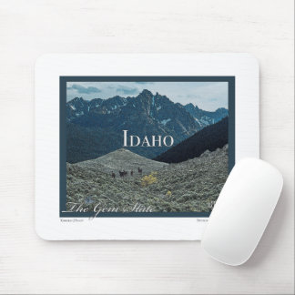 Idaho Poster Art Mouse Pad