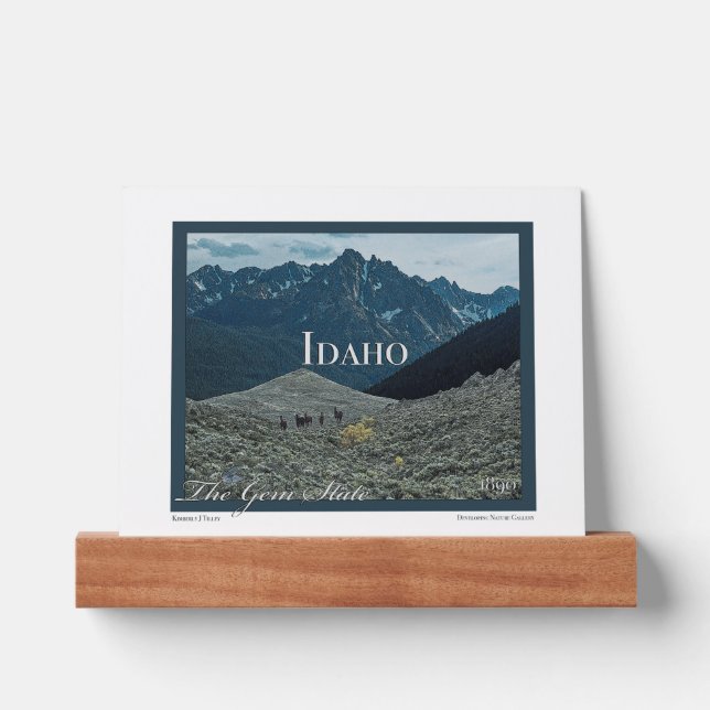 Idaho Poster Art Picture Ledge (Front)