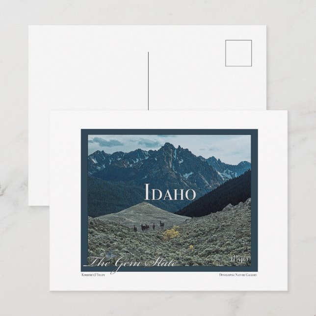 Idaho Poster Art Postcard (Front/Back)