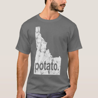 Idaho Potato Distressed Idaho Tater Food Foodie T-Shirt