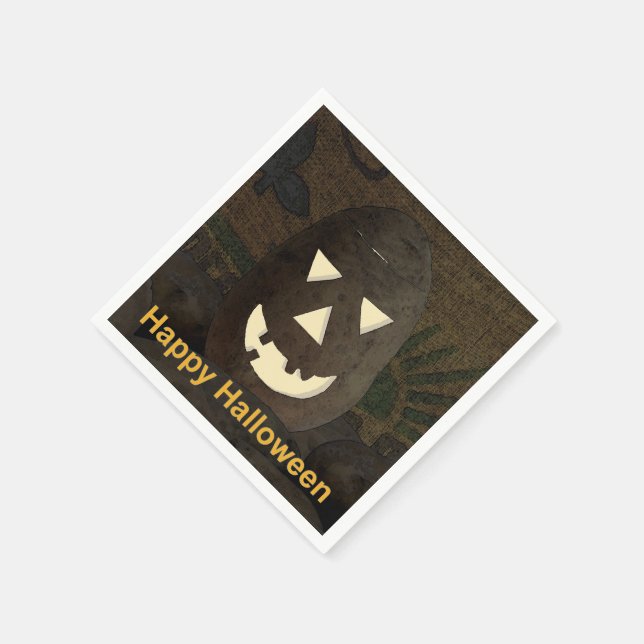 Idaho Potato Tato'lantern Napkins (Corner)
