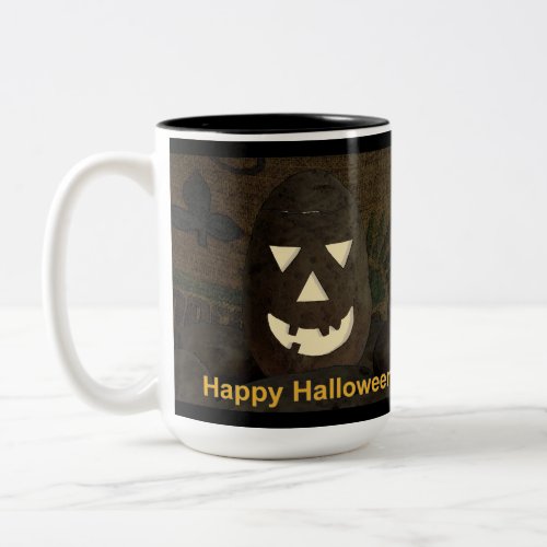 Idaho Potato Tatolantern Two_Tone Coffee Mug