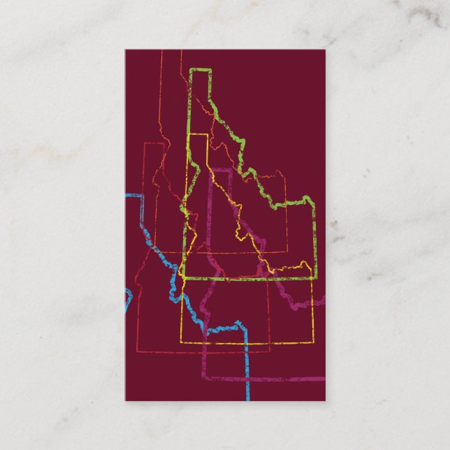 idaho pride blur business card (Front)